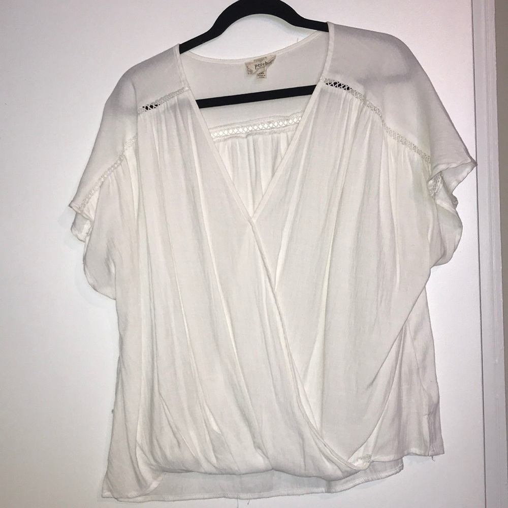 Perch Blouse wrap front